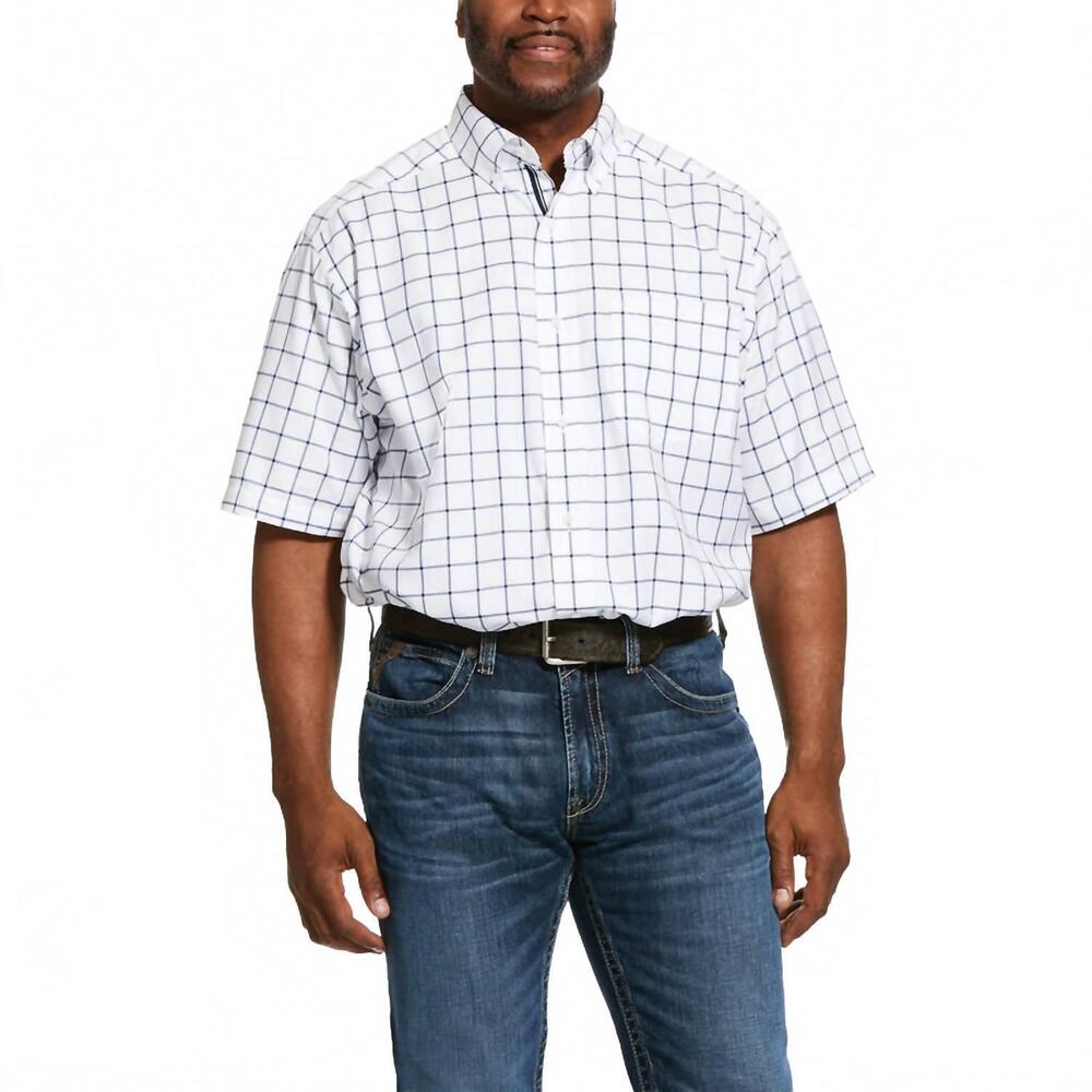 NEW ARIAT pro series nevada classic fit shirt in white